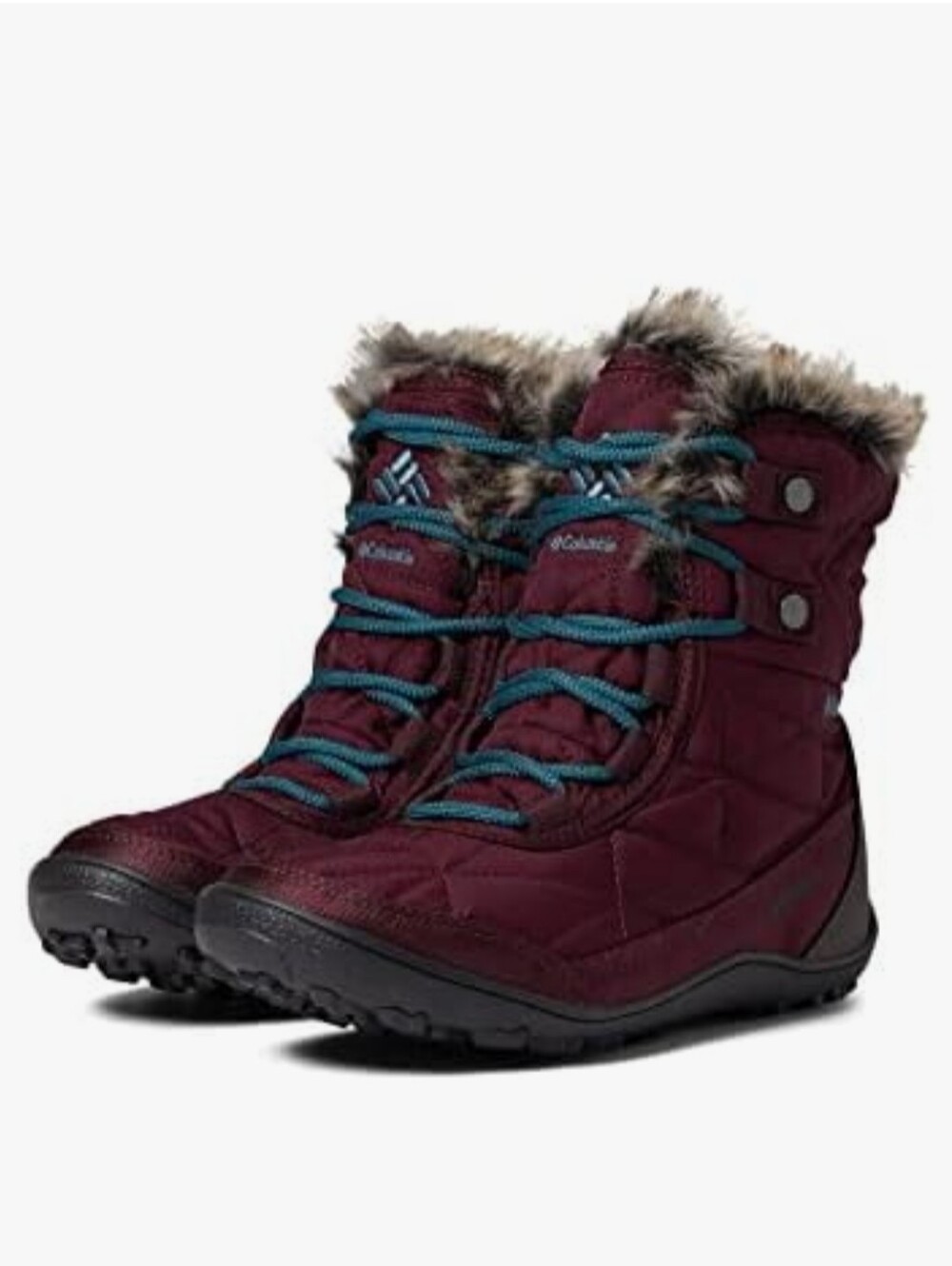 Columbia Minx Shorty III Winter Boots Plum Women's 9.5 Wide
